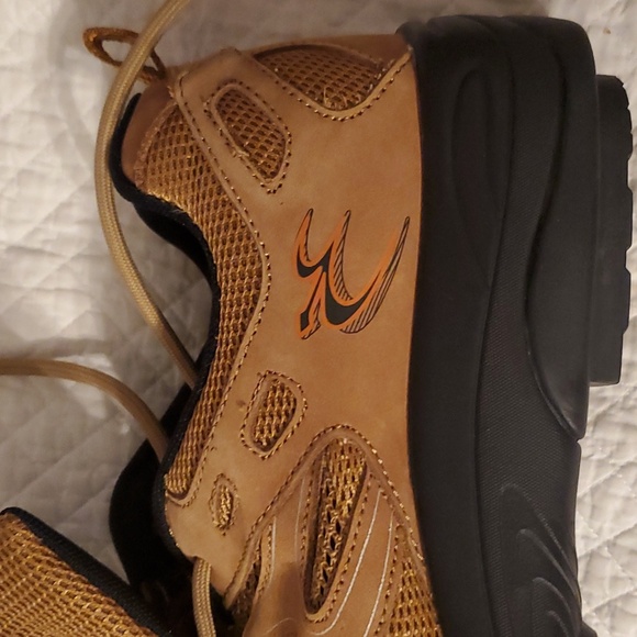 G-Defy Men's Gravity Trampoline Brown Low Top   Hiking Sneakers - Picture 12 of 14